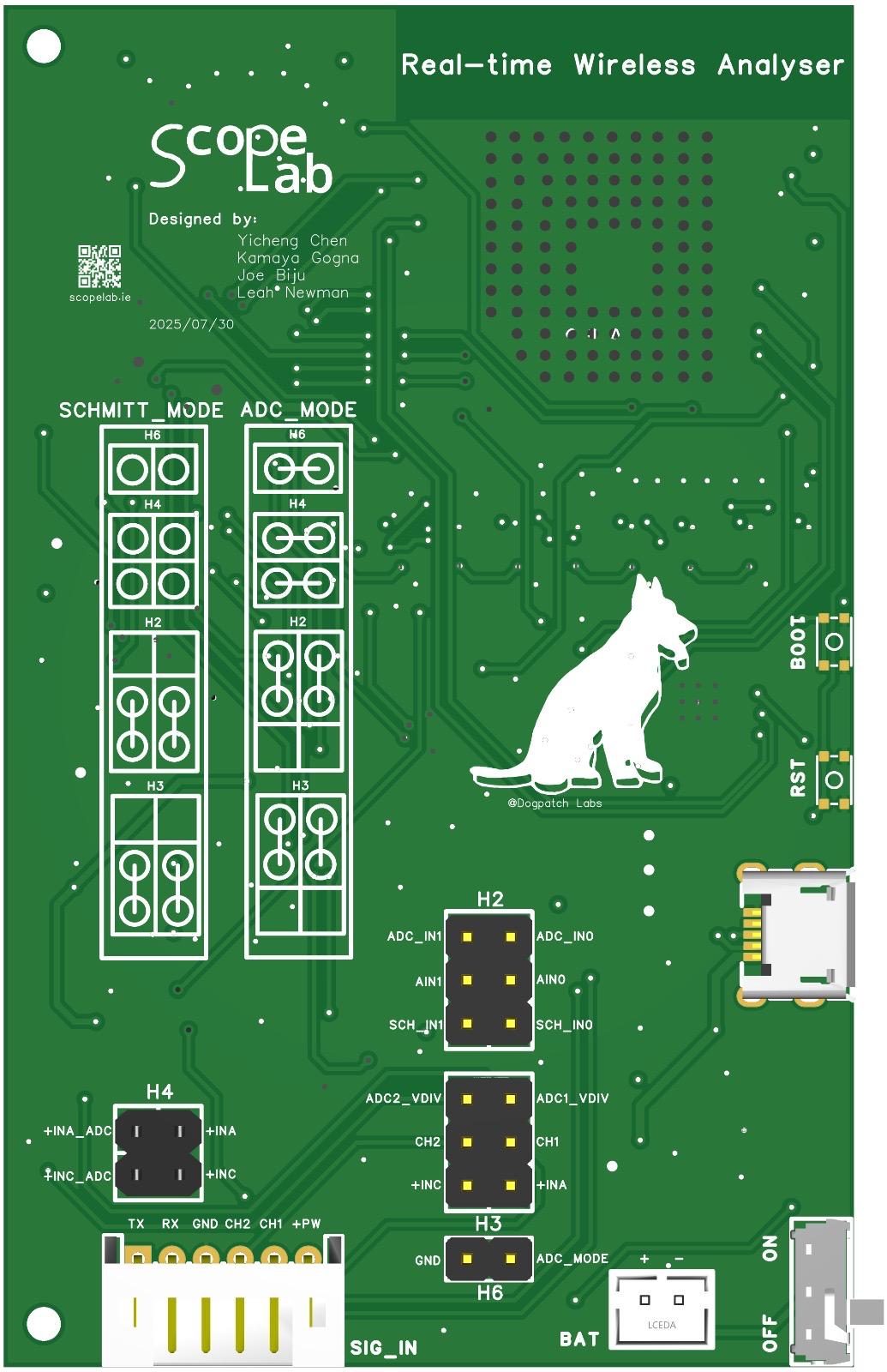 Wireless debugging tool PCB 2
